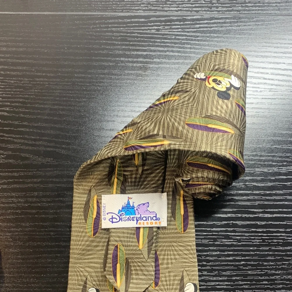Disneyland Resort Mickey Surfboard Silk Tie